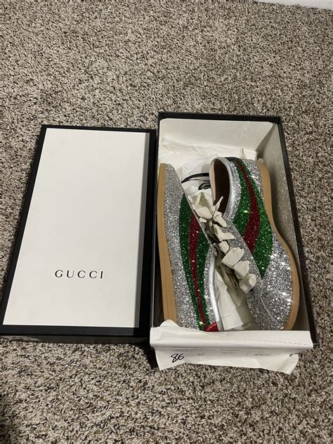 gucci falacer glitter mens|Gucci shoes authenticity check.